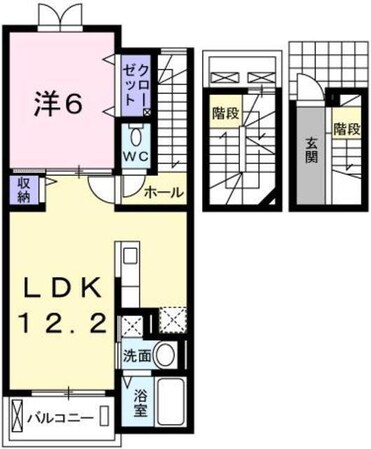 エスペランサⅡの物件間取画像